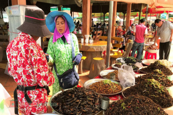 Chợ Côn Trùng (Skun) - Campuchia